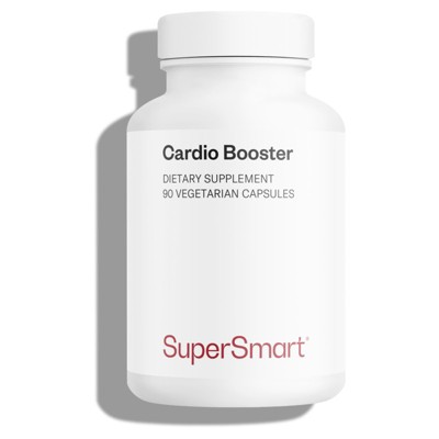 SuperSmart Cardio Booster - with Taurine, CoQ10, Potassium, Phytosterols - Optimized Supplement | Non-GMO & Gluten Free - 90 Vegetarian Capsules