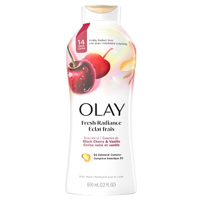 Olay Fresh Outlast Black Cherry & Vanilla Body Wash - 22 fl oz