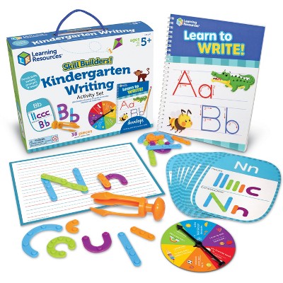 Learning Resources Skill Builders! Kindergarten Writing Activity Set: Reading & Writing Educational Kit for Kindergarteners