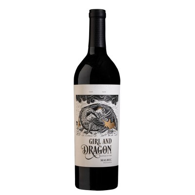 The Girl & The Dragon Malbec Red Wine - 750ml Bottle