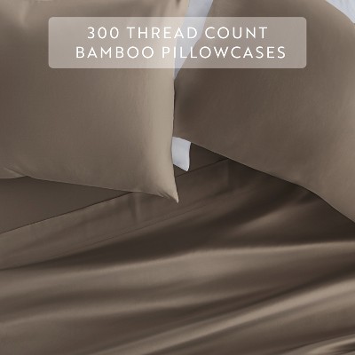 Set of 2 Bamboo Pillowcases in Essential Colors, Cooling Ultra Soft and Silky - Becky Cameron