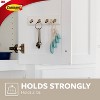 Command 6 Strips Quartz Key Decorative Hook Rack: Wall Mounted Off-White Plastic Hat Rack with 4 Hooks - 4 of 4