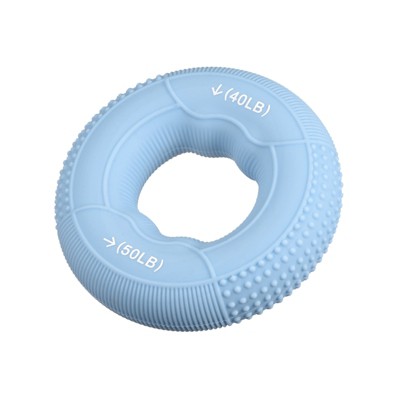 Unique Bargains Rock Climbing Muscle Training Workout Silicone Ring Grip Strengtheners 2.95"