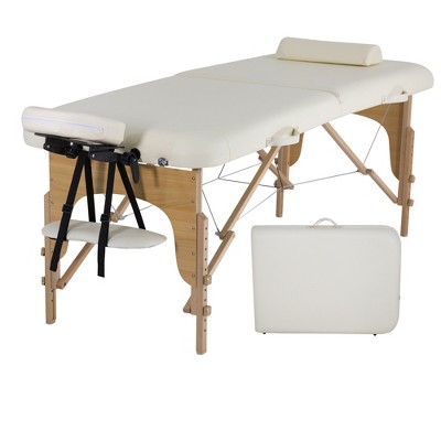 FDW Massage Table Massage Bed Spa Bed 73 Inches Long Height Adjustable Massage Table W/Sheet Cradle Bolster Portable 2 Folding Salon Table