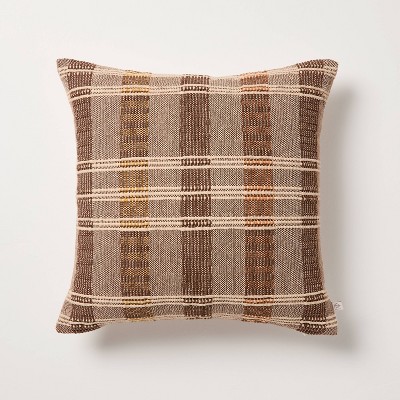 18"x18" Stripe Square Toss Pillow - Hearth & Hand™ with Magnolia