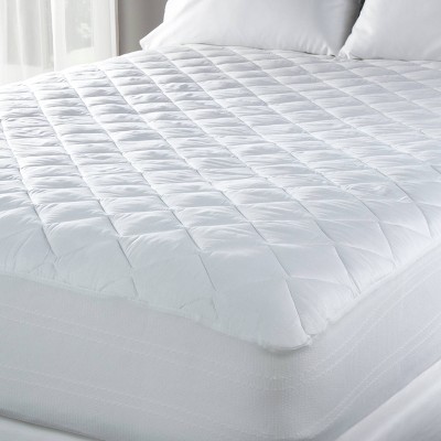 Eddie Bauer King 300 Thread Count Premium Cotton Mattress Pad: Hypoallergenic, Deep Pocket, Sateen Weave, Fits 18" Depth