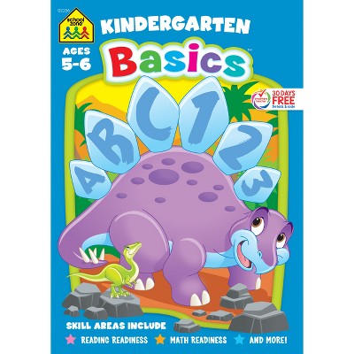 School Zone Kindergarten Basics 64-Page Workbook - (Paperback)