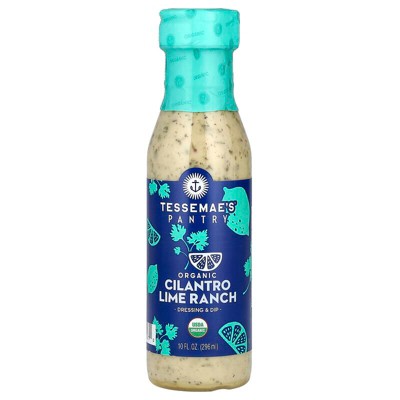Tessemae's, Pantry, Organic Dressing & Dip, Cilantro Lime Ranch, 10 fl oz