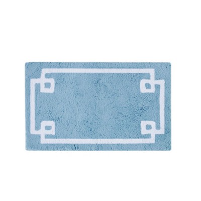 SEVOBAL Bathroom Rugs Bath Mat Rug Home Decor Carpet Shower Mat Home Decor for Bathtub Side Floor Shower Room Bathroom, Blue, 30"*20"*0.5"