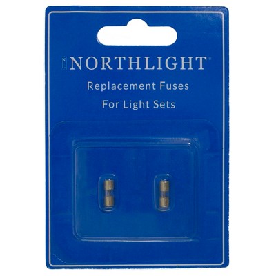 Northlight Pack of 2 Replacement Fuses for C7 or C9 Christmas Lights - 3 Amps