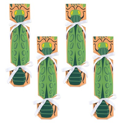 Big Dot of Happiness Buggin' Out - No Snap Bugs Birthday Party Table Favors - DIY Cracker Boxes - Set of 12