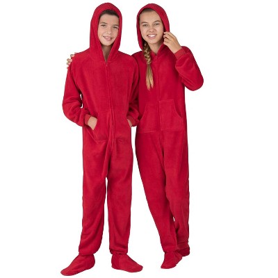 Footed Pajamas - Heatwave Kids Hoodie Chenille One Piece