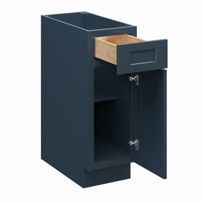 CASAINC 12 in. W x 34.5 in. H x 24 in. D Base Kitchen Cabinet with 1 Soft-Close Drawer – Plywood Frame, Full Overlay Front