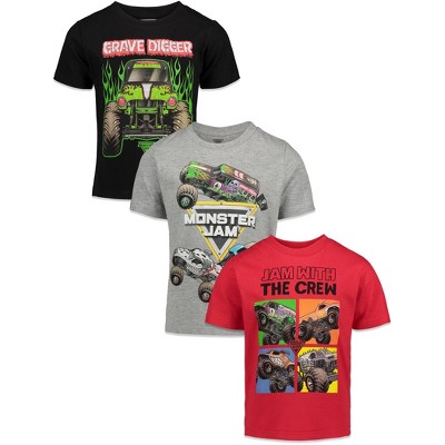 Monster Jam Maximum Destruction Monster Mutt El Toro Loco 3 Pack T-Shirts Toddler