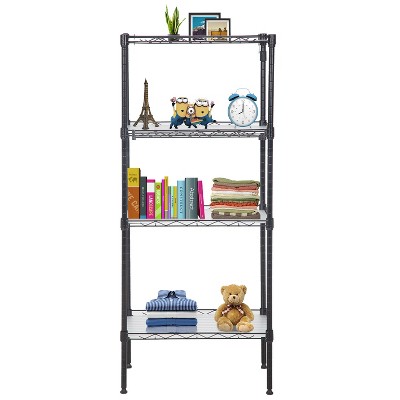BestMassage 4-Tier Shelving Storage Shelves Garage Shelving Adjustable Shelf Total Bearing Capacity Multi-Functional Use for Home Office