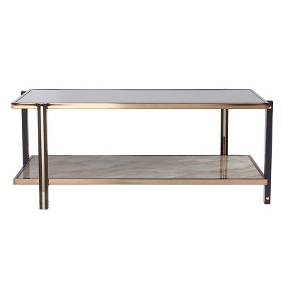 Thornsett Cocktail Table with Mirrored Top - Champagne - SEI