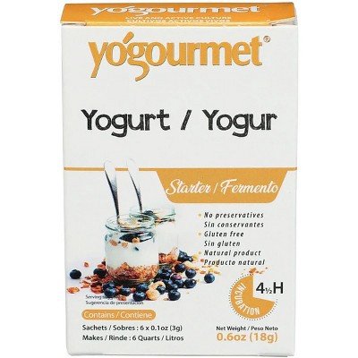 Yogourmet Yogurt Starter 6 Pkts