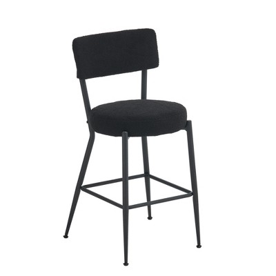 NicBex Set of 2 Bar Stools for Kitchen Island,Modern Counter Bar Stools with Metal base,Bar Chairs for Dining Rooms,Kitchens