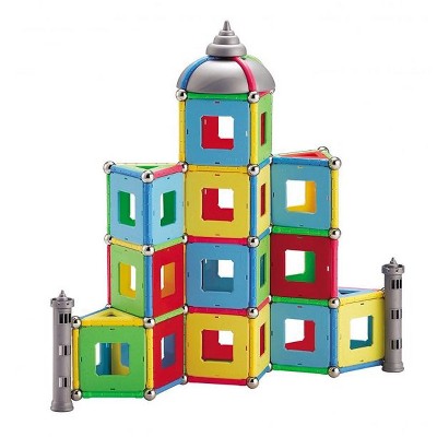 Mag Genius - 518-pieces of Colorful and Non-Transparent Magnetic Building Tiles