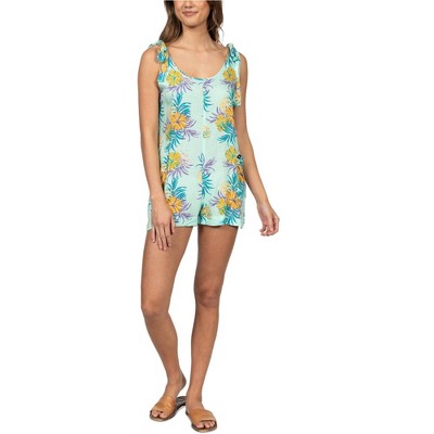Hurley Womens Everyday Tie Romper Jumpsuit
