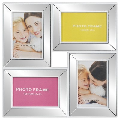 Northlight Square Collage Glass Encased Picture Frame - 14.25" - Silver