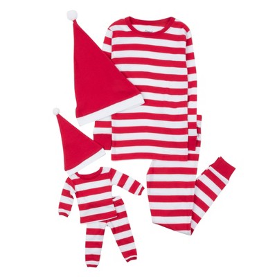 Leveret Girls and Doll Matching Cotton Pajamas