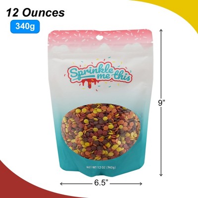 Sprinkle Me This – Harvest Season Sensation Confetti Mix – Fall-Themed Edible Sprinkles for Cupcakes, Cookies, Cakes & Desserts