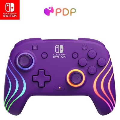 Afterglow Wave Wireless Motion Plus Nintendo Switch Controller Purple: USB-C Bluetooth, Ergonomic Design