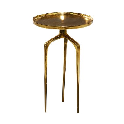 Contemporary Metal Tripod Accent Table - Olivia & May