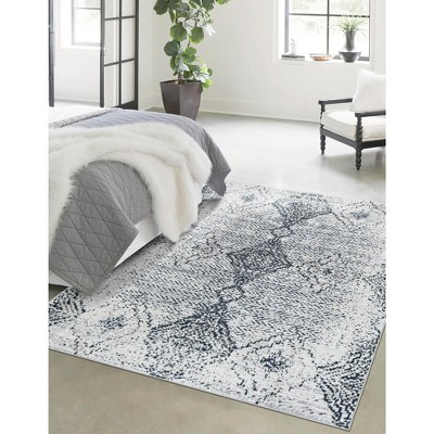 Unique Loom Kamala Washable Collection Area Rug - Chevron