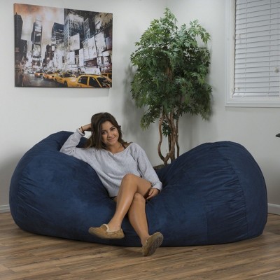 PAGED Cylindrical Bean Bag Chair, 6.5 Ft Cozy Floor Chair with Removable Covers, Beanbag Chair for Living Room