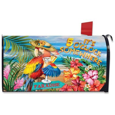 Briarwood Lane Mailbox Cover  - Standard Size - 5 O'clock Paradise Summer For Summer Mailbox Cover