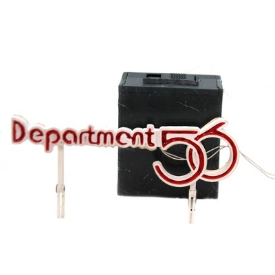 Department 56 Accessory 1.5 Inch Brite Lites Department 56 Sign , Snow Village Christmas (PC)