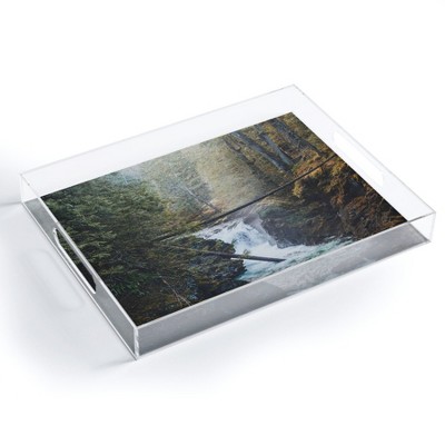 Luke Gram Little Qualicum Falls Acrylic Tray - Deny Designs