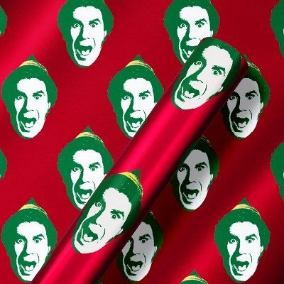 American Greetings 25 sq ft Elf Metallized Di Gift Wrap