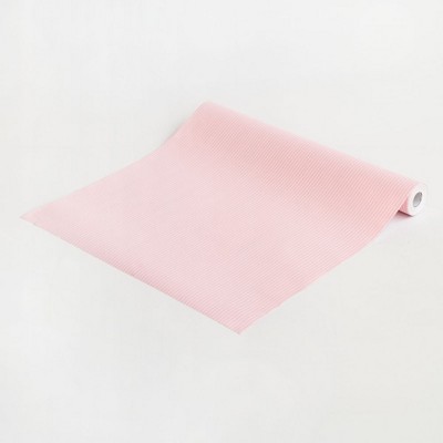 Slickblue Self-Adhesive Pink Stripe Wallpaper – 17.7” x 394”, Easy to Apply, Perfect for Home Décor