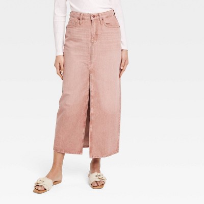 Women's Denim Maxi Skirt - Universal Thread™