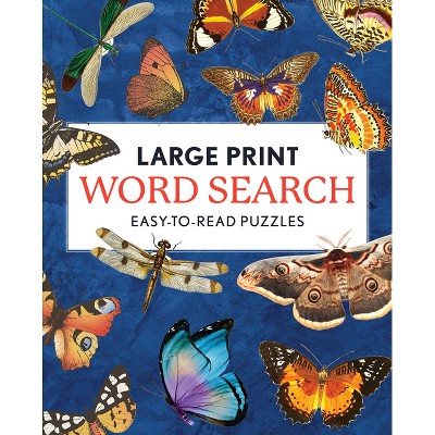 Large Print Word Search - by  Editors of Chartwell Books (Paperback)