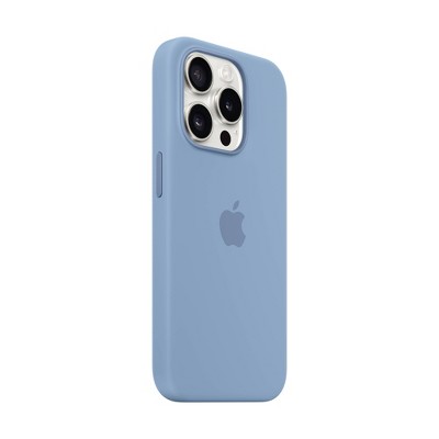 Apple iPhone 15 Pro Silicone Case with MagSafe - Winter Blue