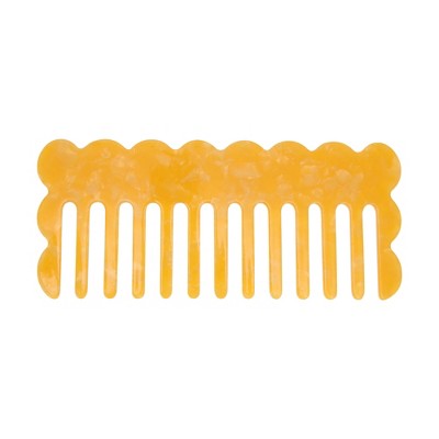 Unique Bargains Wave-shaped Hair Comb 1 Pc