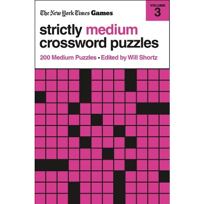 New York Times Games Strictly Medium Crossword Puzzles Volume 3 - (Paperback)