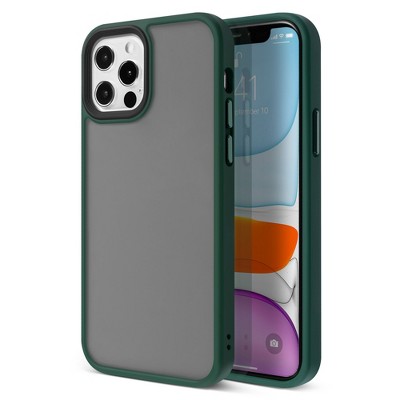 Insten Shockproof Translucent Case Compatible with iPhone - Drop Protection Matte Hard Bumper Cover Accessories