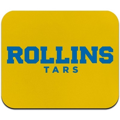 Rollins College Secondary Logo Low Profile Thin Mouse Pad