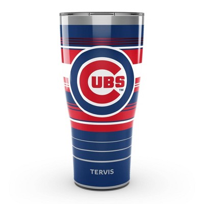 MLB Chicago Cubs 30oz Hype Stripes Stainless Steel Tumbler