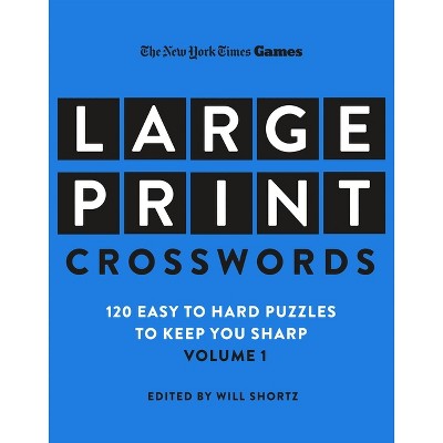 New York Times Games Large-Print Crosswords Volume 1 - (Paperback)