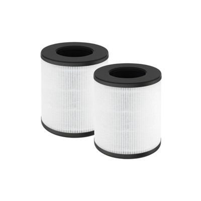 Nispira TD-1300 4-in-1 True HEPA Replacement Filters Compatible with Tredy TD-1300, Tenergy Renair, Cool-Living CL-6070A, BEABA Air Purifier, 2 Packs