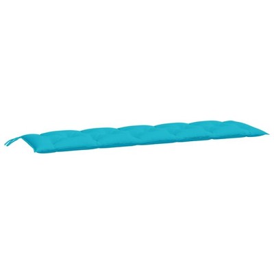 vidaXL Bench Cushion Outdoor Water Repellent Bench Cushion Pad Oxford Fabric - Turquoise 70.9" x 19.7" x 2.8"