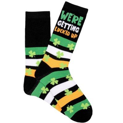 Everything Legwear St. Patrick's Day Getting Lucked Up Crew Sock