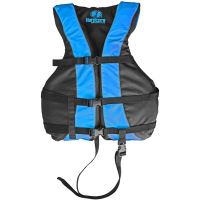 Hardcore life jacket paddle vest; Coast Guard approved Type III PFD life vest flotation device w/Leg Strap