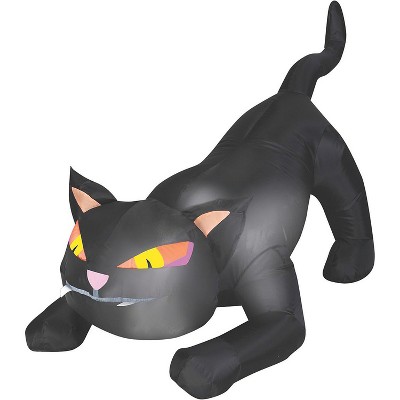 Halloween Express 28 x 50 in Inflatable Outdoor Halloween Cat